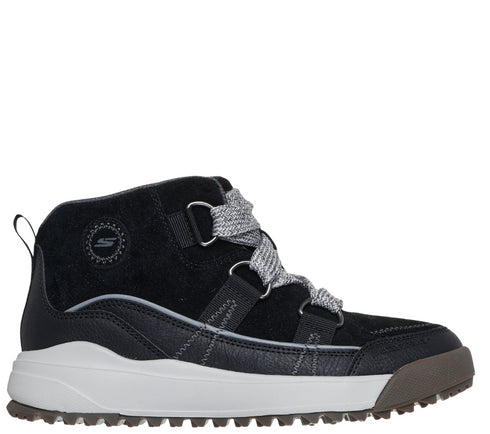 Ghete sport, dama, SKECHERS YANA - COLLINS LANDING 180320-BLK negru, piele ecologica